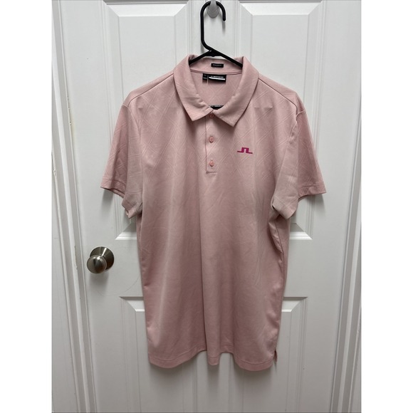J.Lindeberg Other - J.Lindeberg Duff Regular Fit Pink Polo Shirt -‎ Size XXL